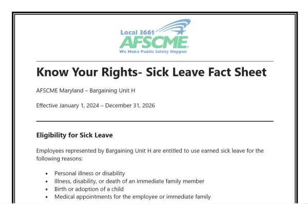 Sick Leave