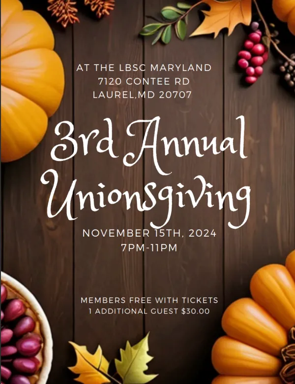 2rd Annual Unions Giving 